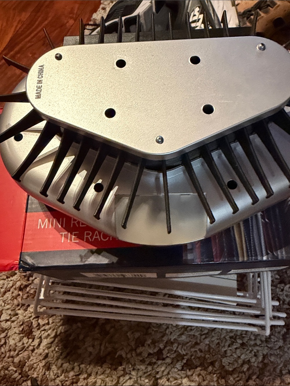 Mini Revolving Tie Rack